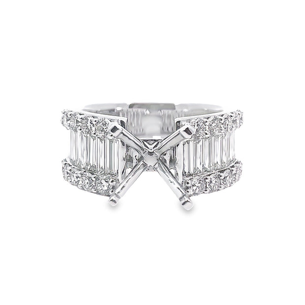 White Gold Diamond Engagement Ring