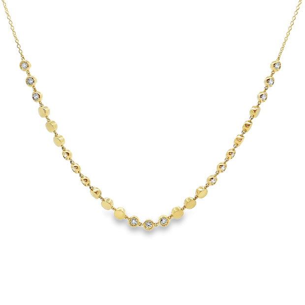 Yellow Gold Diamond Fashion Necklace