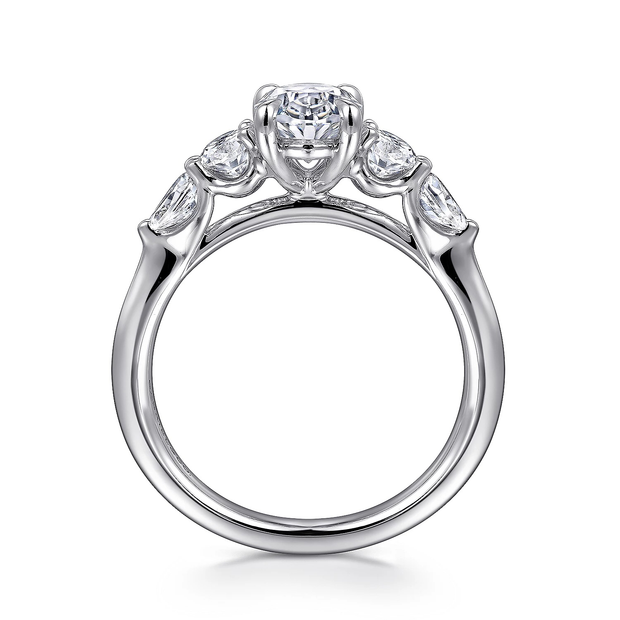 GABRIEL & CO "Contemporary" Engagement Ring