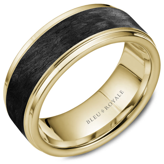 Bleu Royale "Distinct" Men's Wedding Band