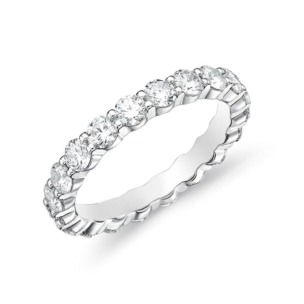 Memoire "Petite Prong" Diamond Eternity Band