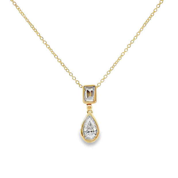 Yellow Gold Diamond Fashion Pendant