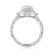A. JAFFE Diamond Engagement Ring