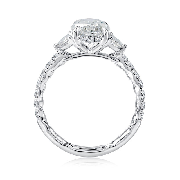 A. JAFFE Diamond Engagement Ring