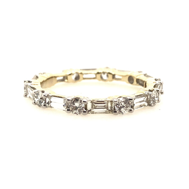 Yellow Gold Diamond Eternity Band