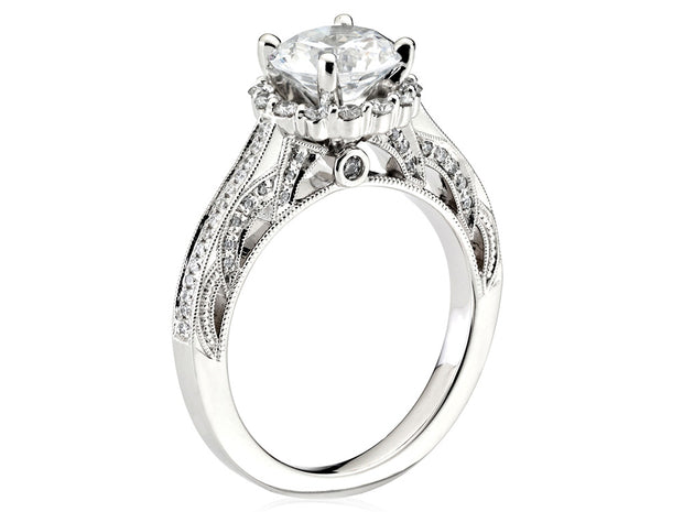 Scott Kay "Heaven's Gates" Halo Engagement Ring