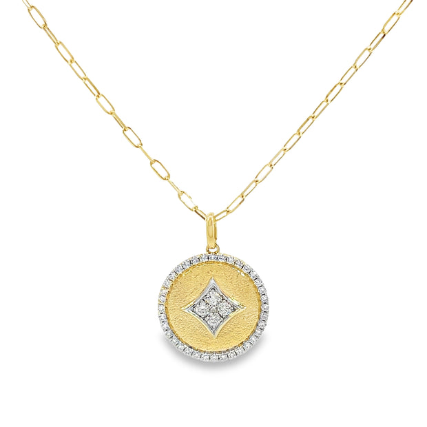 Yellow Gold Diamond Fashion Necklace