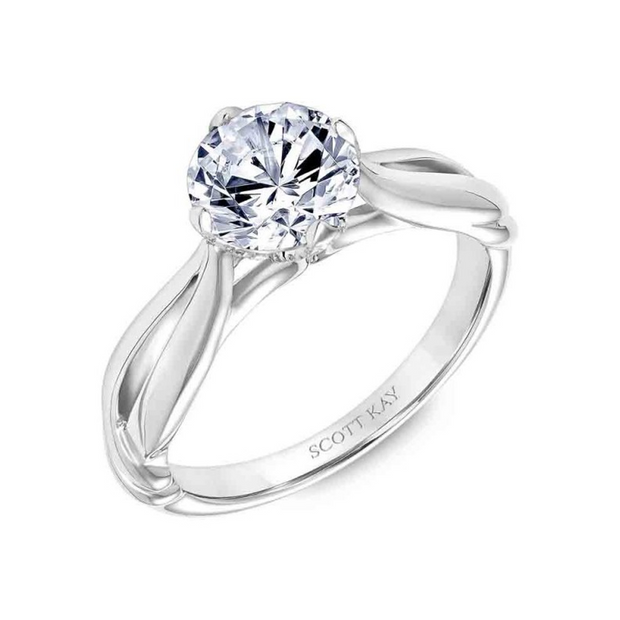 Scott Kay "Namaste" Solitaire Engagement Ring