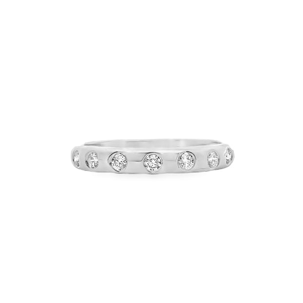 White Gold Diamond Wedding Band