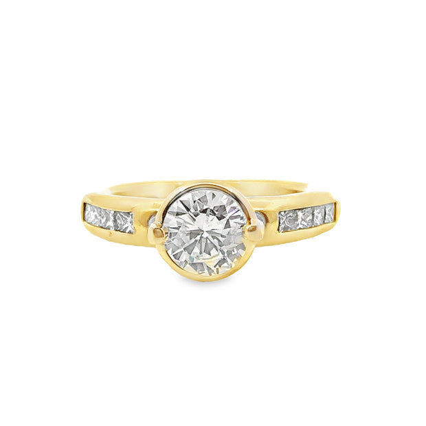 Yellow Gold Diamond Engagement Ring