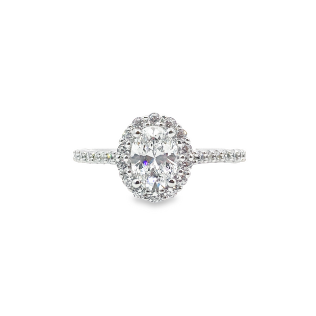 Padis Classique Halo Engagement Ring