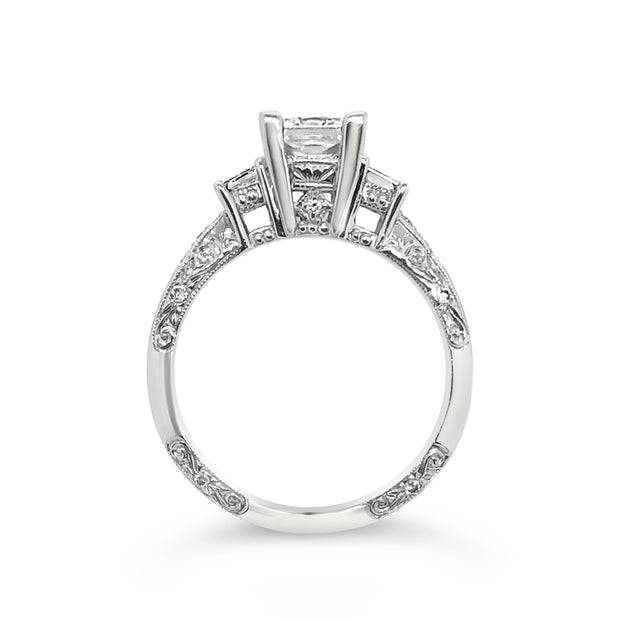 Michael Beaudry Three Stone Engagement Ring