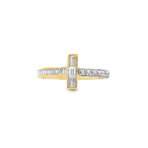 Yellow Gold Diamond Fashion Ring