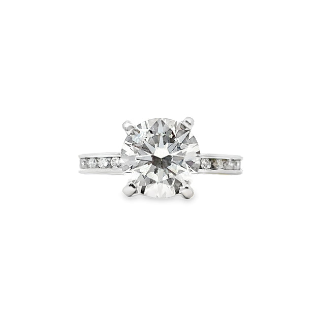 Lab Grown White Gold Diamond Engagement Ring
