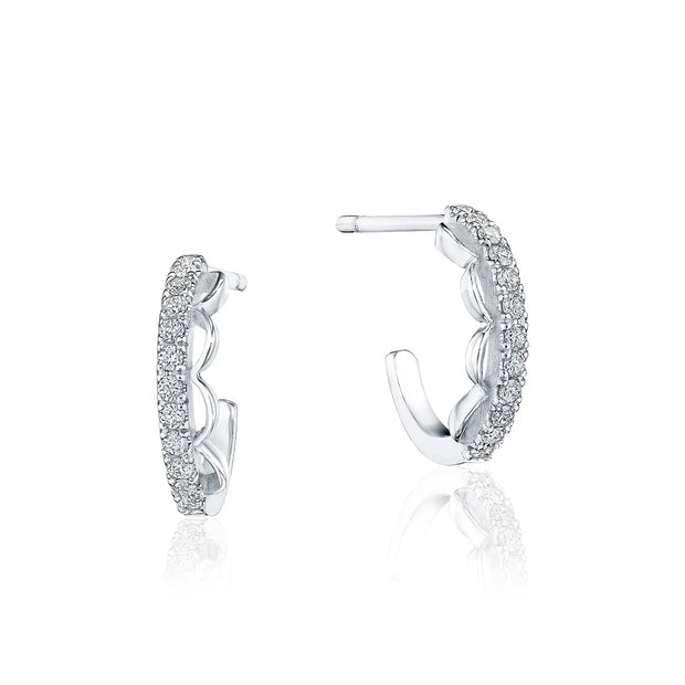 Tacori "Crescent Bar" Huggie Earrings