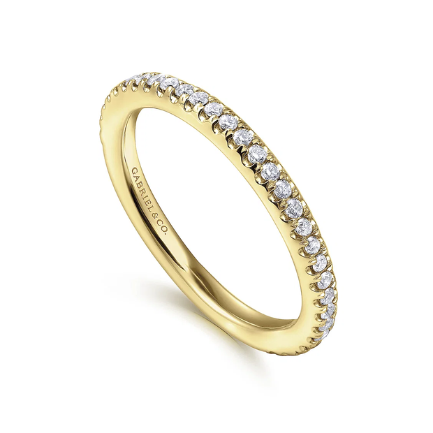 GABRIEL & CO "Stackable" Wedding Band