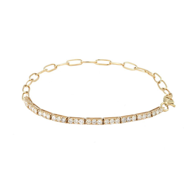 Yellow Gold Diamond Fashion Bracelet