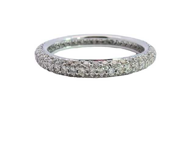 White Gold Diamond Eternity Band