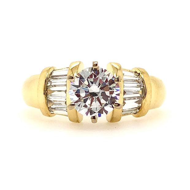 Yellow Gold Diamond Engagement Ring