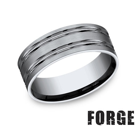 Benchmark Titanium Men's Wedding Band