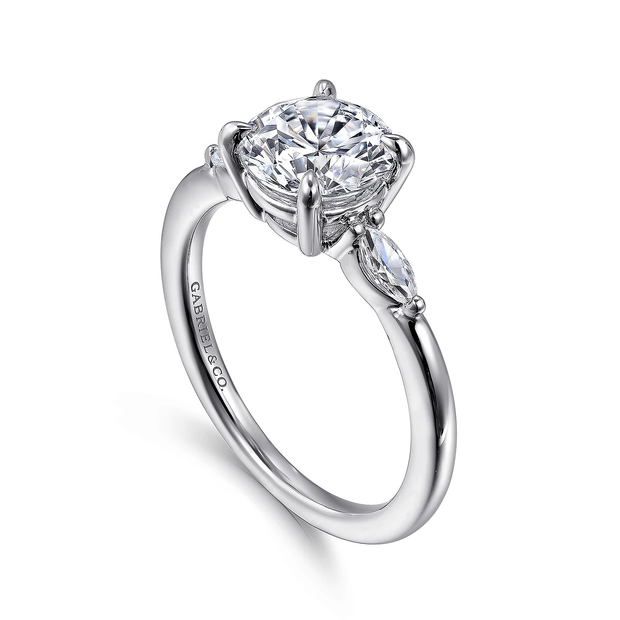 GABRIEL & CO "Classic" Engagement Ring