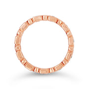 Rose Gold Diamond Eternity Band