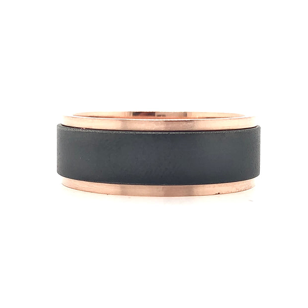 Goldman Rose Gold/Tungsten Men's Wedding Band