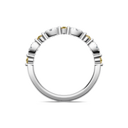 IMAGINE Citrine and Diamond Wedding Band
