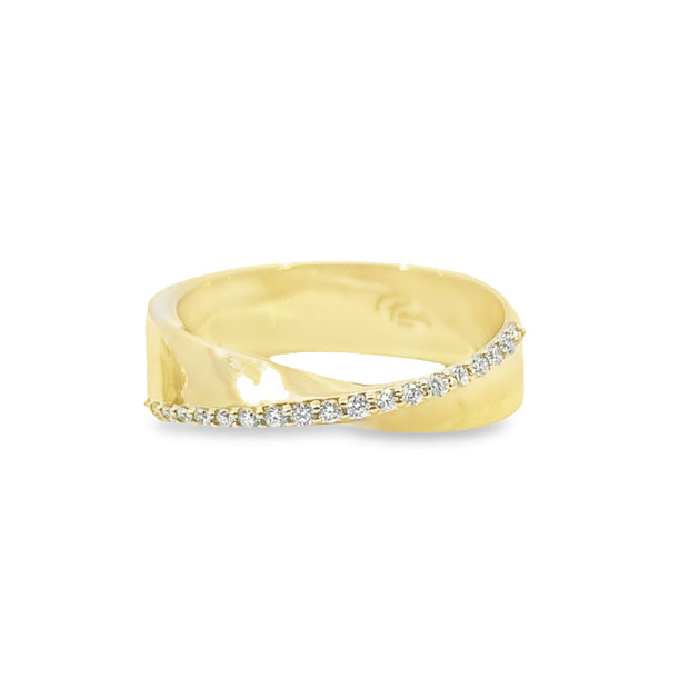 Yellow Gold Diamond Fashion Band