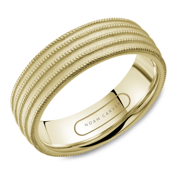 Noam Carver Men's "Bridal" Wedding Band
