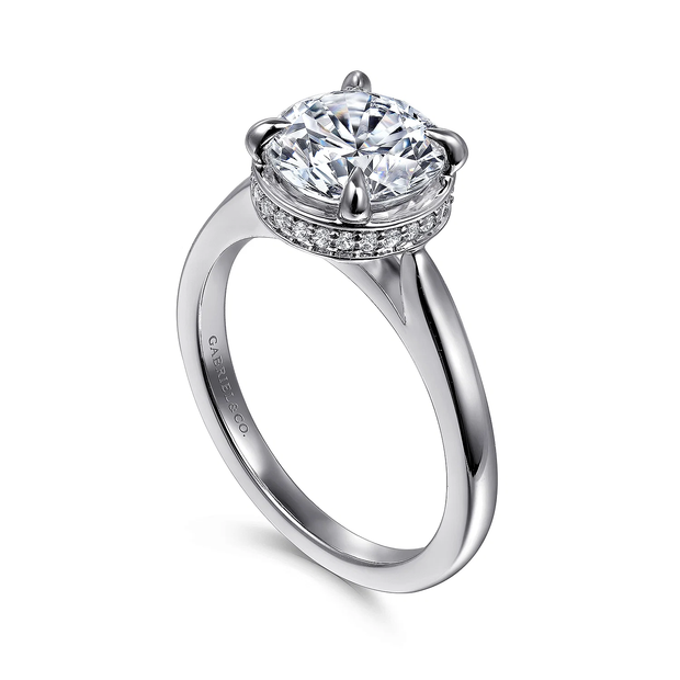 GABRIEL & CO "Contemporary" Engagement Ring