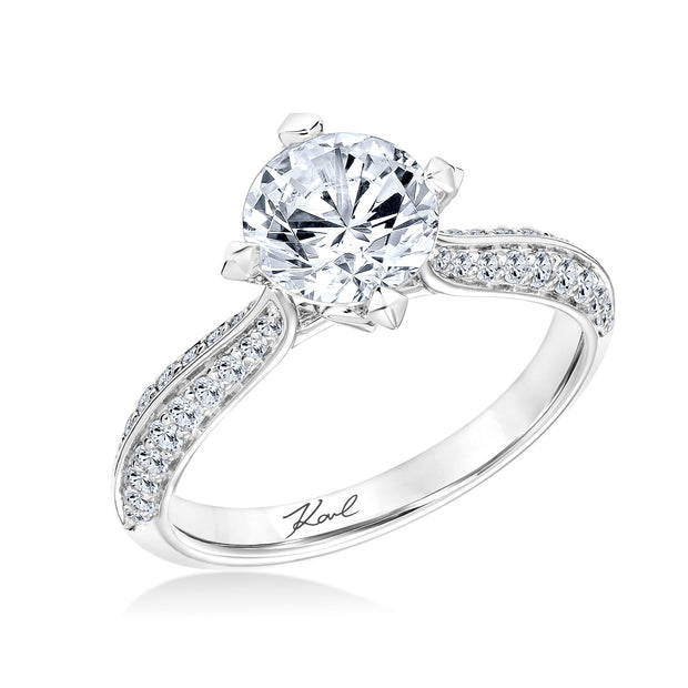 Karl Lagerfeld Diamond Engagement Ring