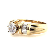 Yellow Gold Diamond Engagement Ring