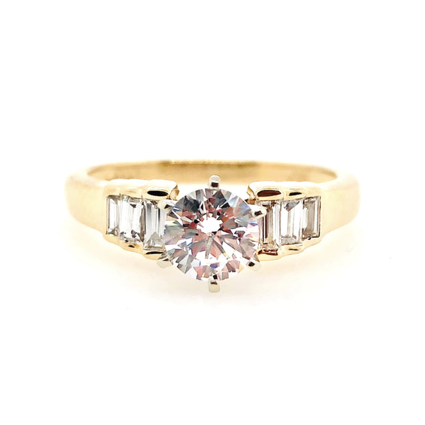 Yellow Gold Diamond Engagement Ring