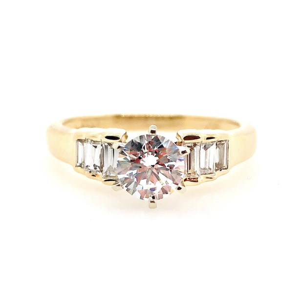 Yellow Gold Diamond Engagement Ring