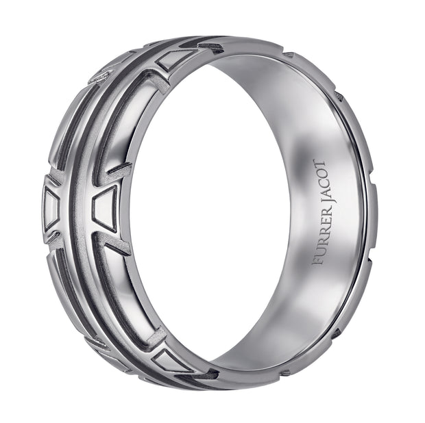 Furrer Jacot Palladium Men's Wedding Band