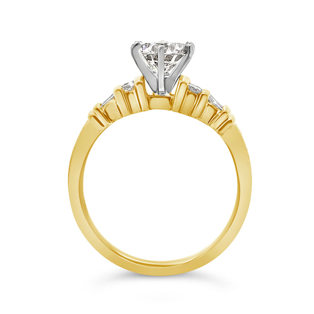 Yellow Gold Diamond Engagement Ring