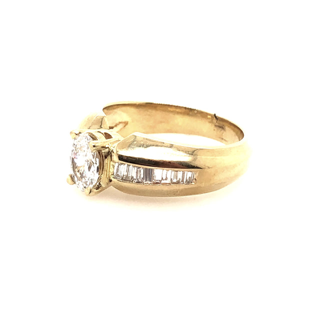 Yellow Gold Diamond Engagement Ring