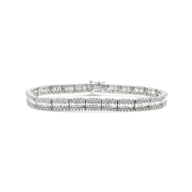 White Gold Diamond Fashion Bracelet