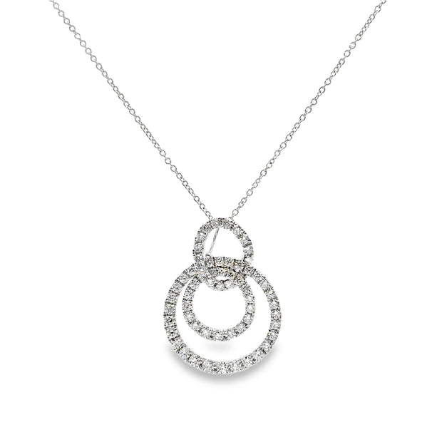 White Gold Diamond Fashion Pendant