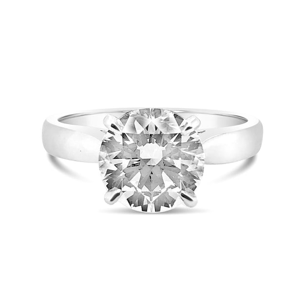 White Gold Solitaire Engagement Ring