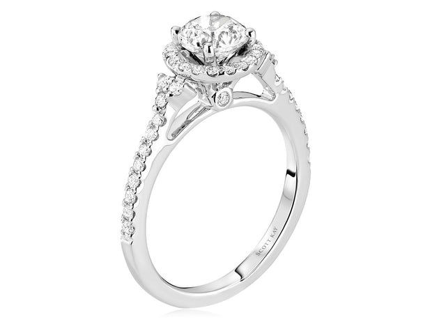 Scott Kay "Luminaire" Halo Engagement Ring