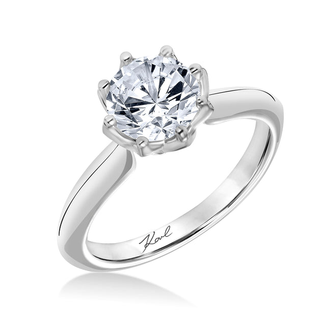 Karl Lagerfeld Solitaire Engagement Ring