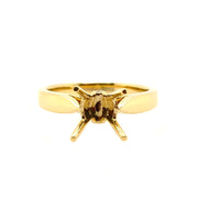 Yellow Gold Solitaire Engagement Ring