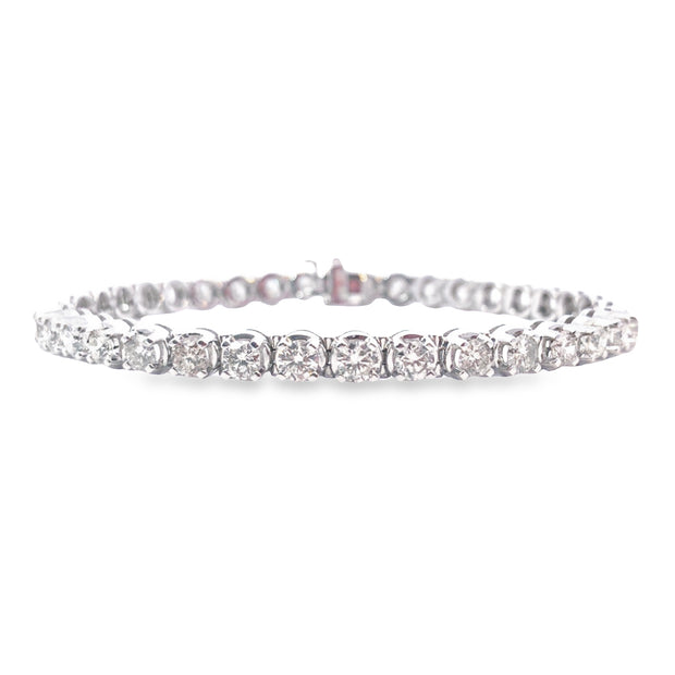 White Gold 5.03 Cttw. Diamond Tennis Bracelet