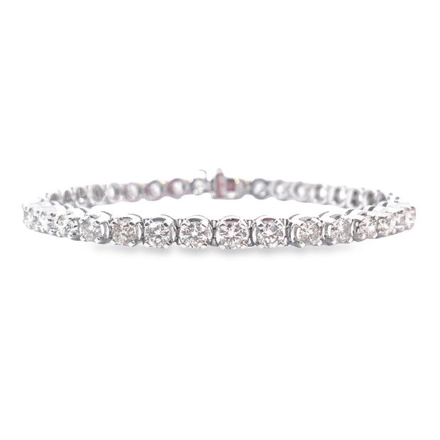 White Gold 5.03 Cttw. Diamond Tennis Bracelet – Padis Jewelry