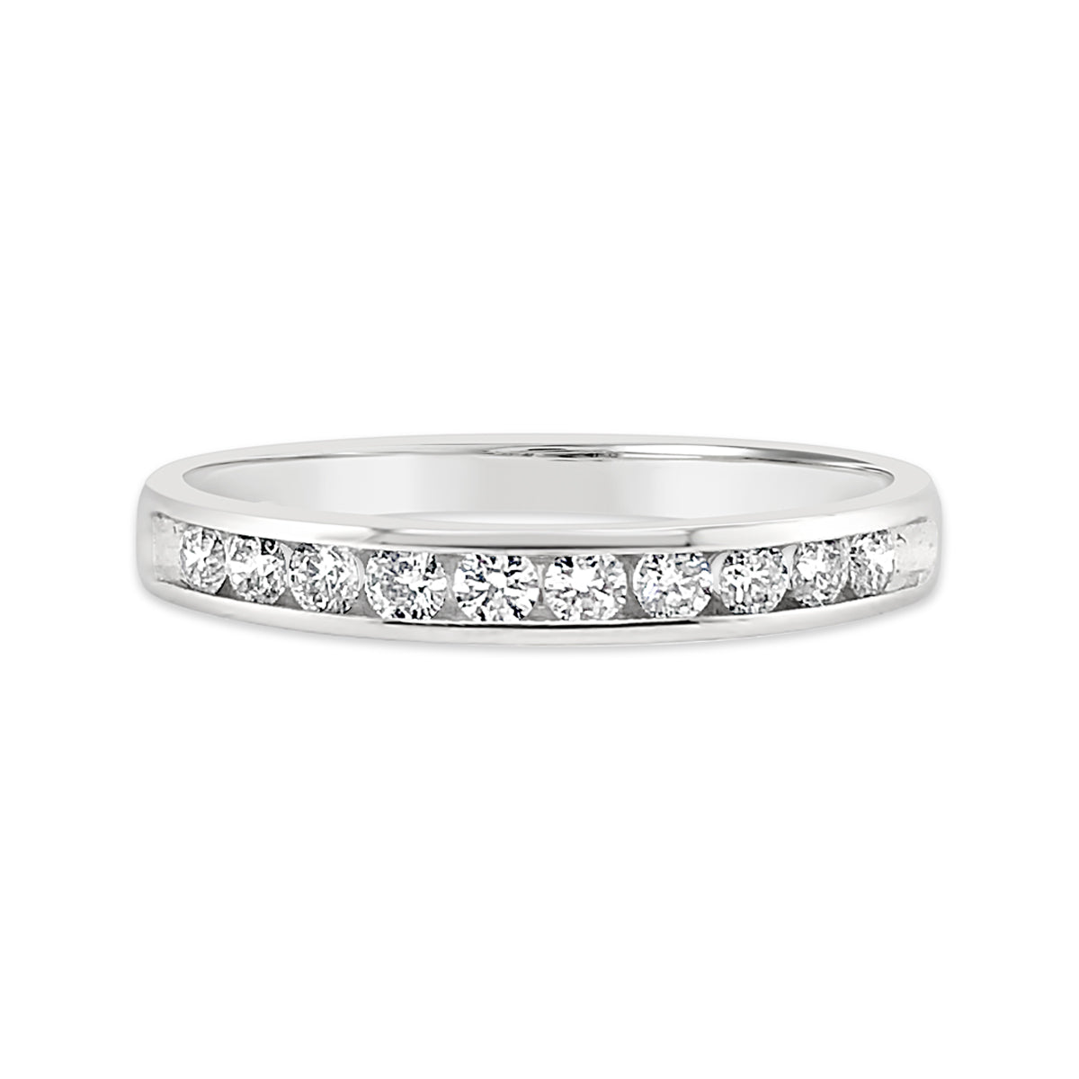 White Gold Diamond Wedding Band