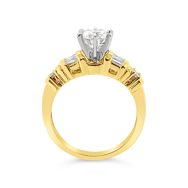 Yellow Gold Diamond Engagement Ring