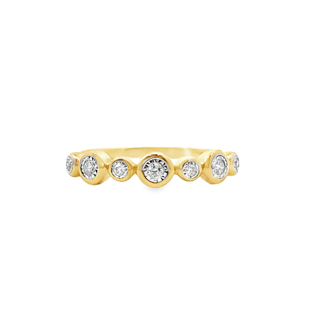Yellow Gold Diamond Wedding Band