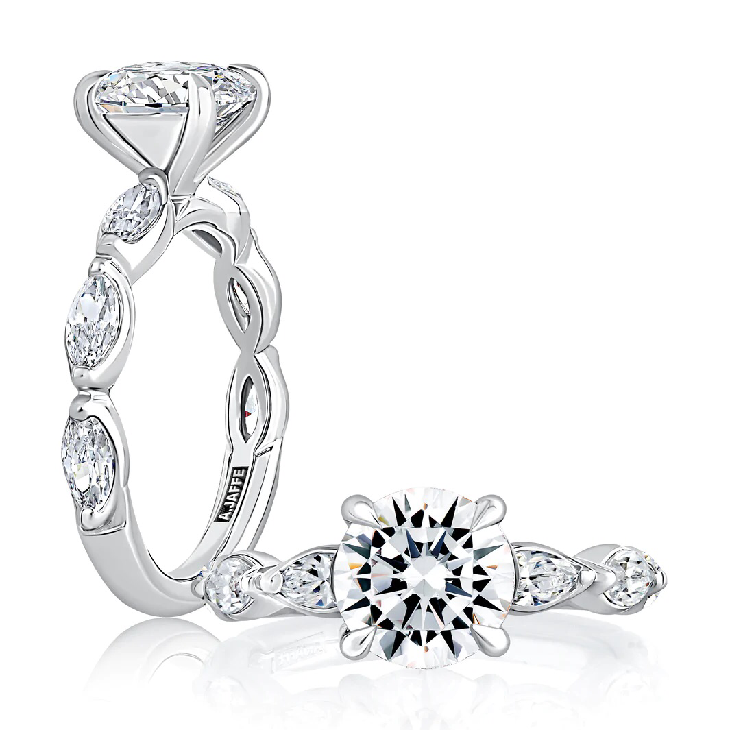 A. JAFFE Diamond Engagement Ring